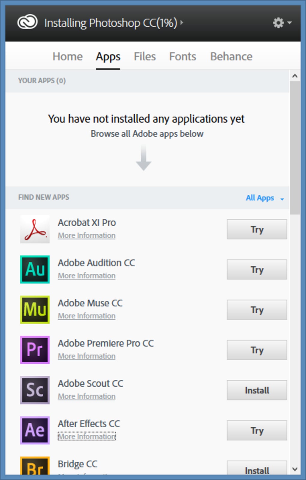 Adobe creative cloud app download mac pc